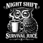 Funny Coffee Critter Slate Coasters – 4" Square or Round