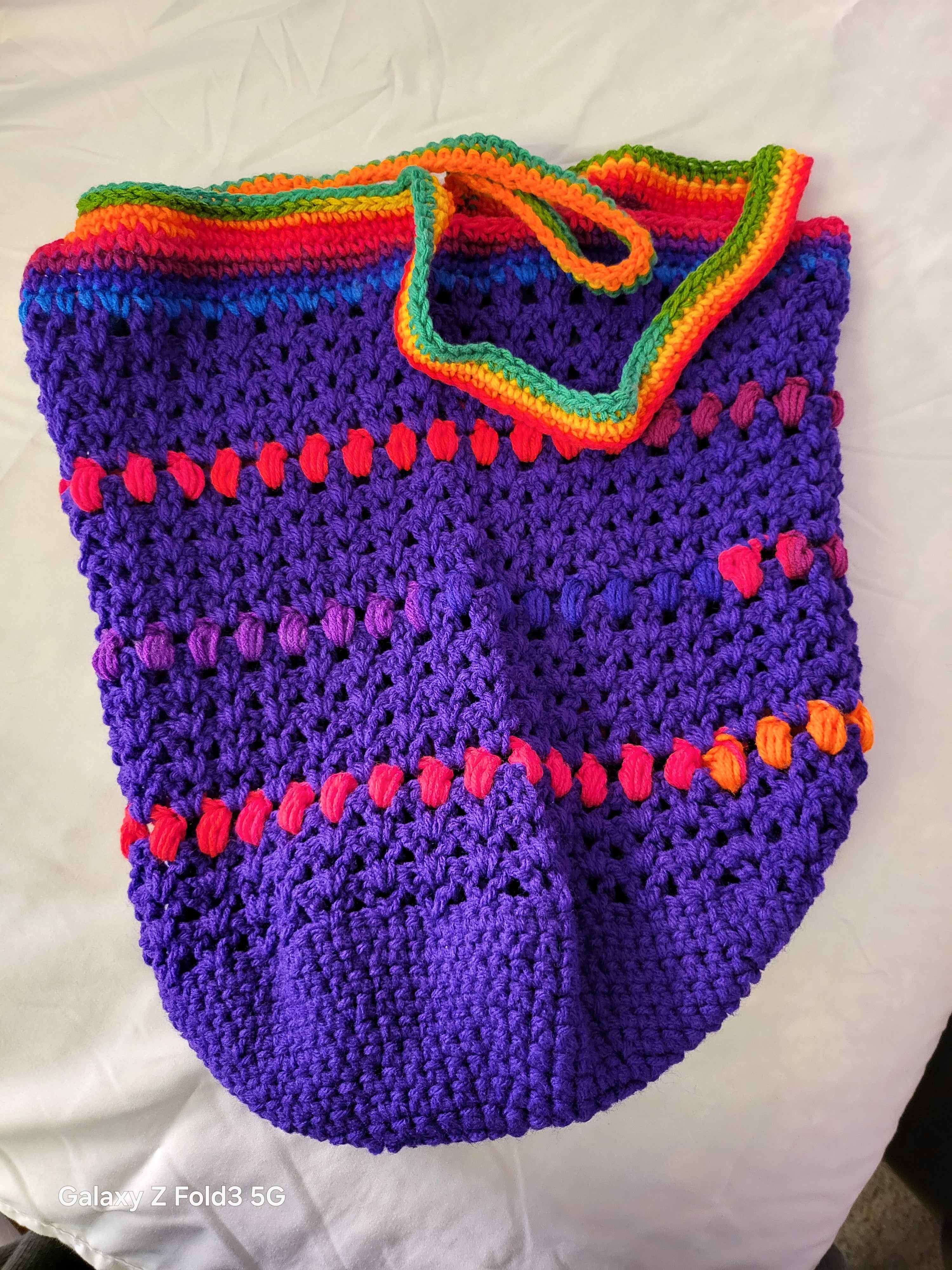 Crochet market bag