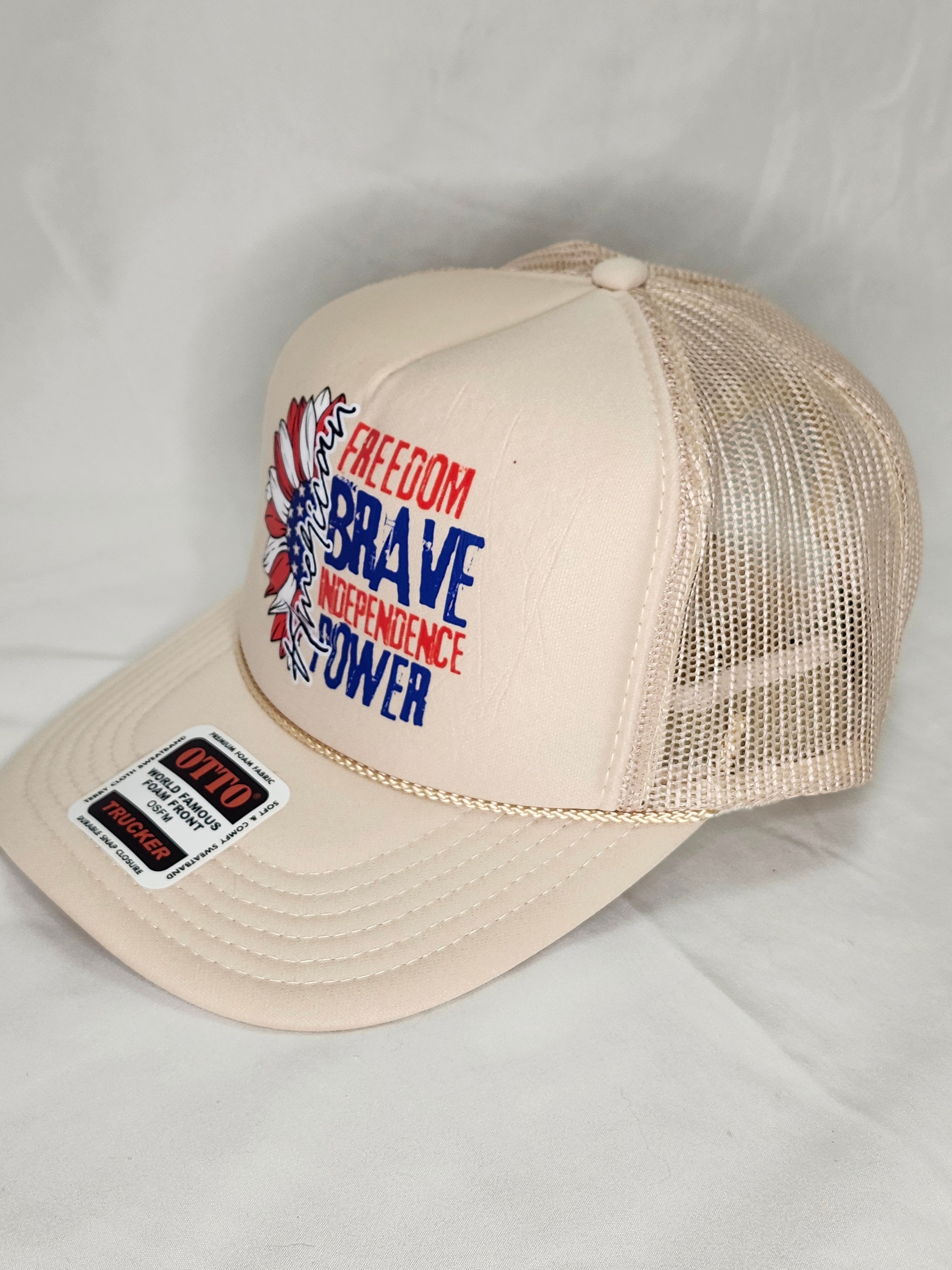Patriotic Hat - Trucker style 1