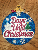 Handmade Christmas Countdown Ornament – “Days Until Christmas” Advent Calendar