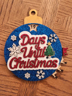 Handmade Christmas Countdown Ornament – “Days Until Christmas” Advent Calendar