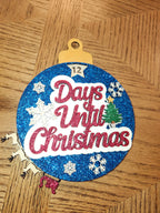 Handmade Christmas Countdown Ornament – “Days Until Christmas” Advent Calendar