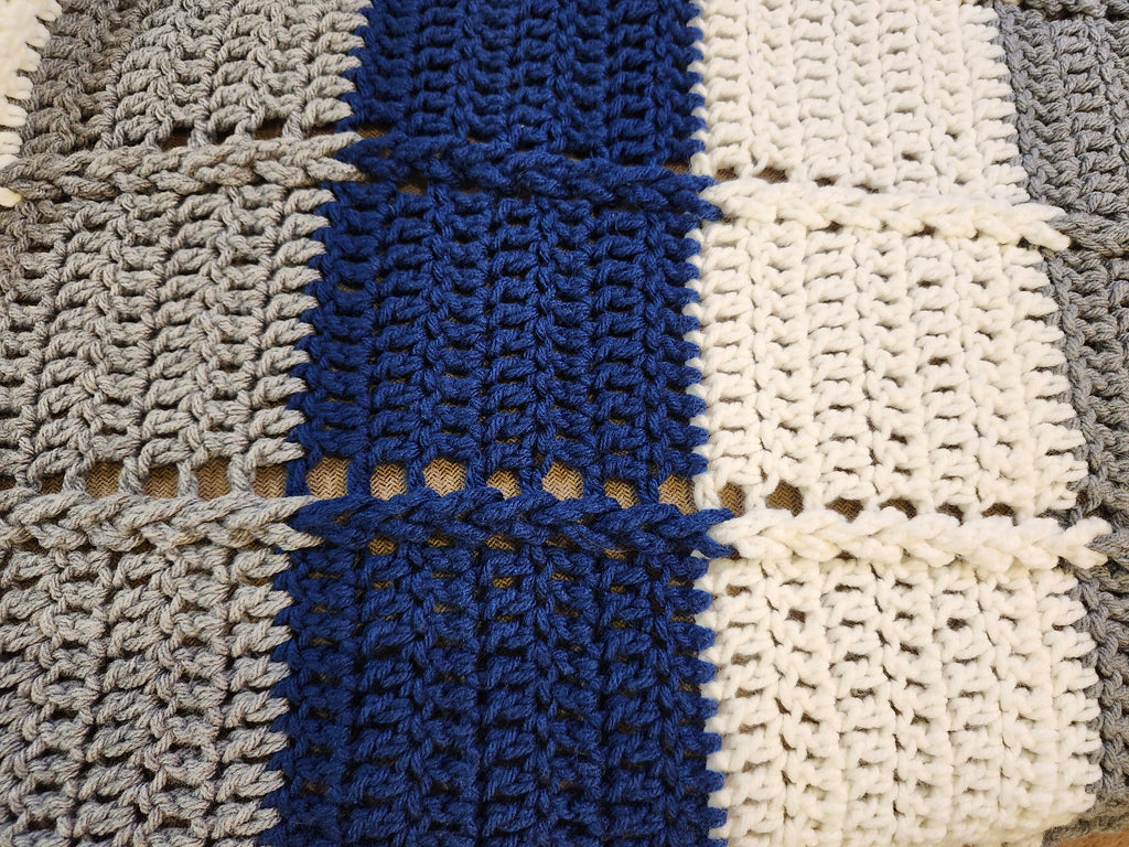 Large Crochet Blanket - Nauticle