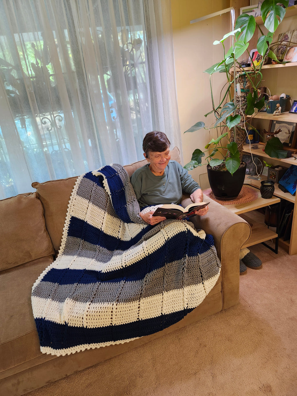 Large Crochet Blanket - Nauticle