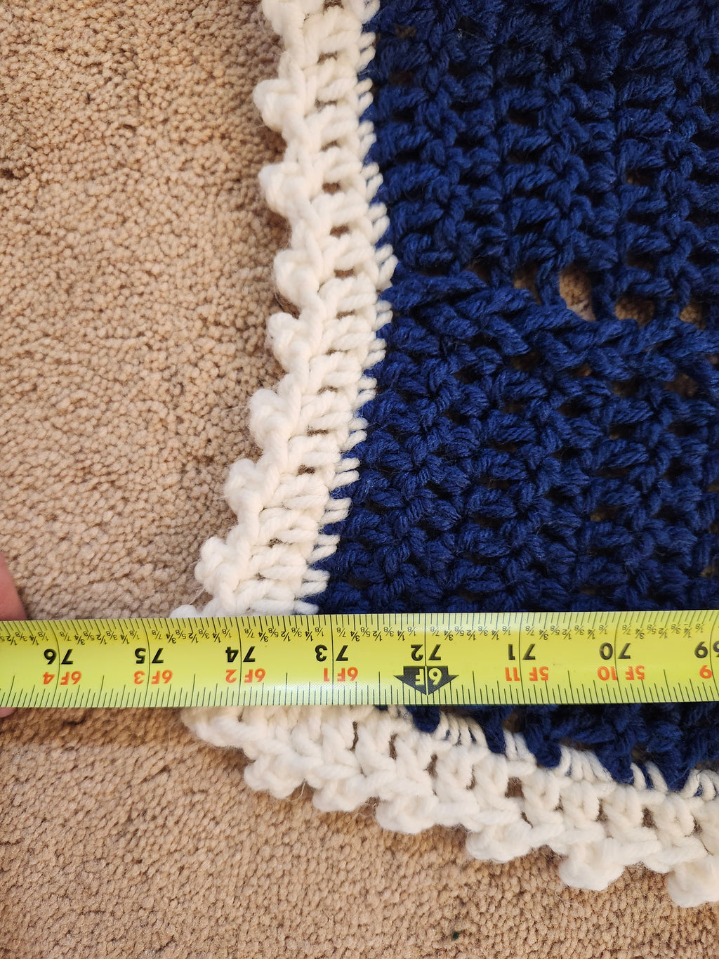 Large Crochet Blanket - Nauticle