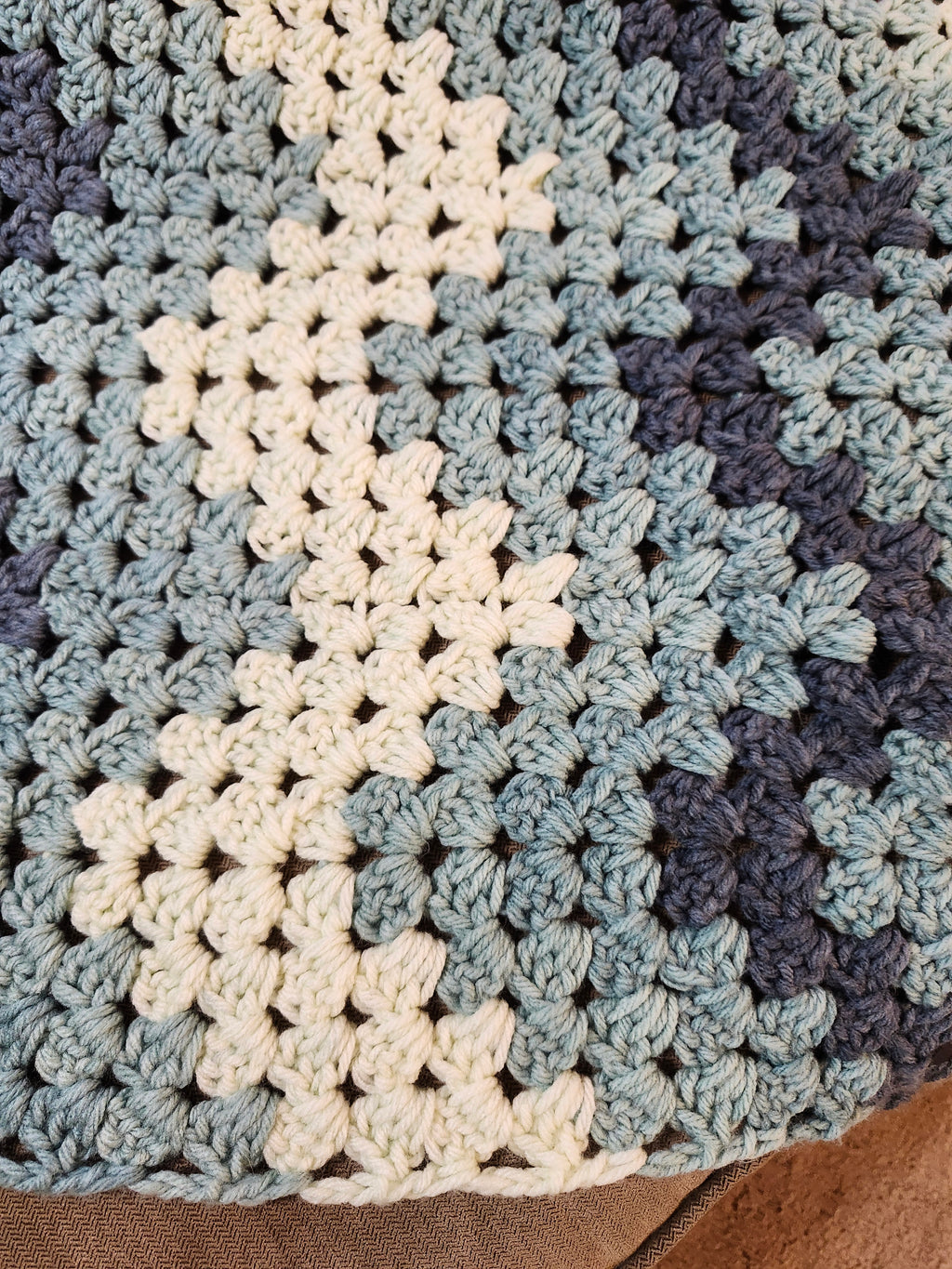 River Crochet Blanket – Handmade, Soft, and Cozy (48” x 58”)