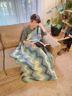 River Crochet Blanket – Handmade, Soft, and Cozy (48” x 58”)