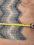 River Crochet Blanket – Handmade, Soft, and Cozy (48” x 58”)