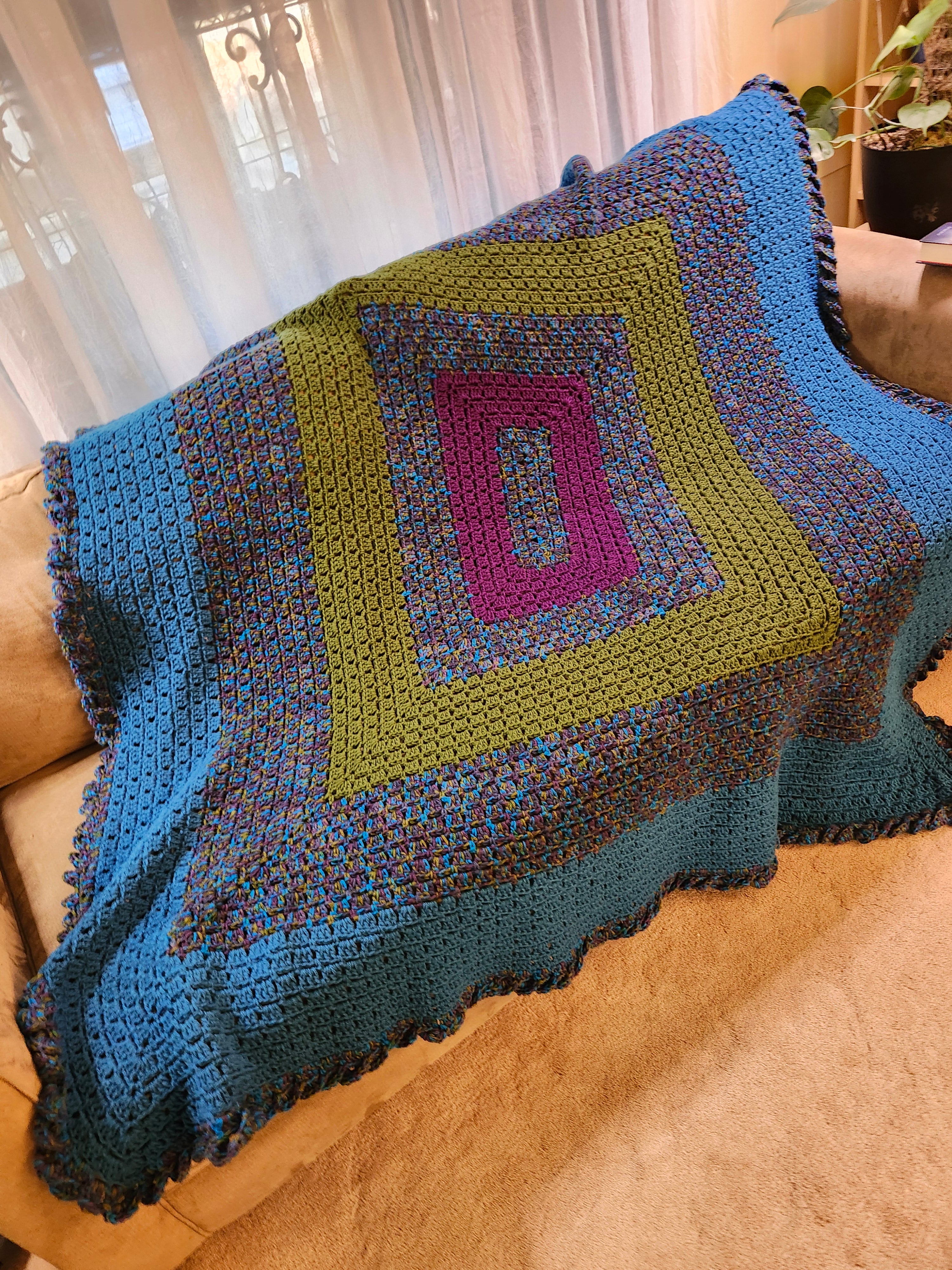 🧶 Journey – Handmade Afghan Oversized Blanket