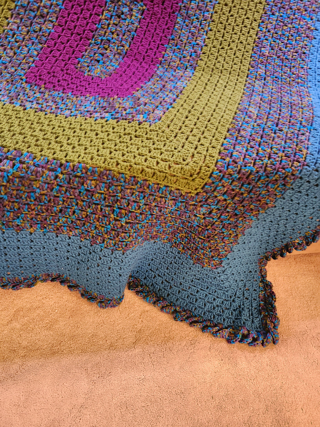 🧶 Journey – Handmade Afghan Oversized Blanket