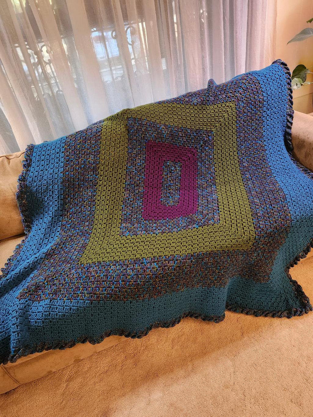 🧶 Journey – Handmade Afghan Oversized Blanket
