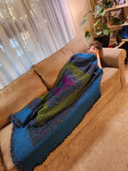 🧶 Journey – Handmade Afghan Oversized Blanket