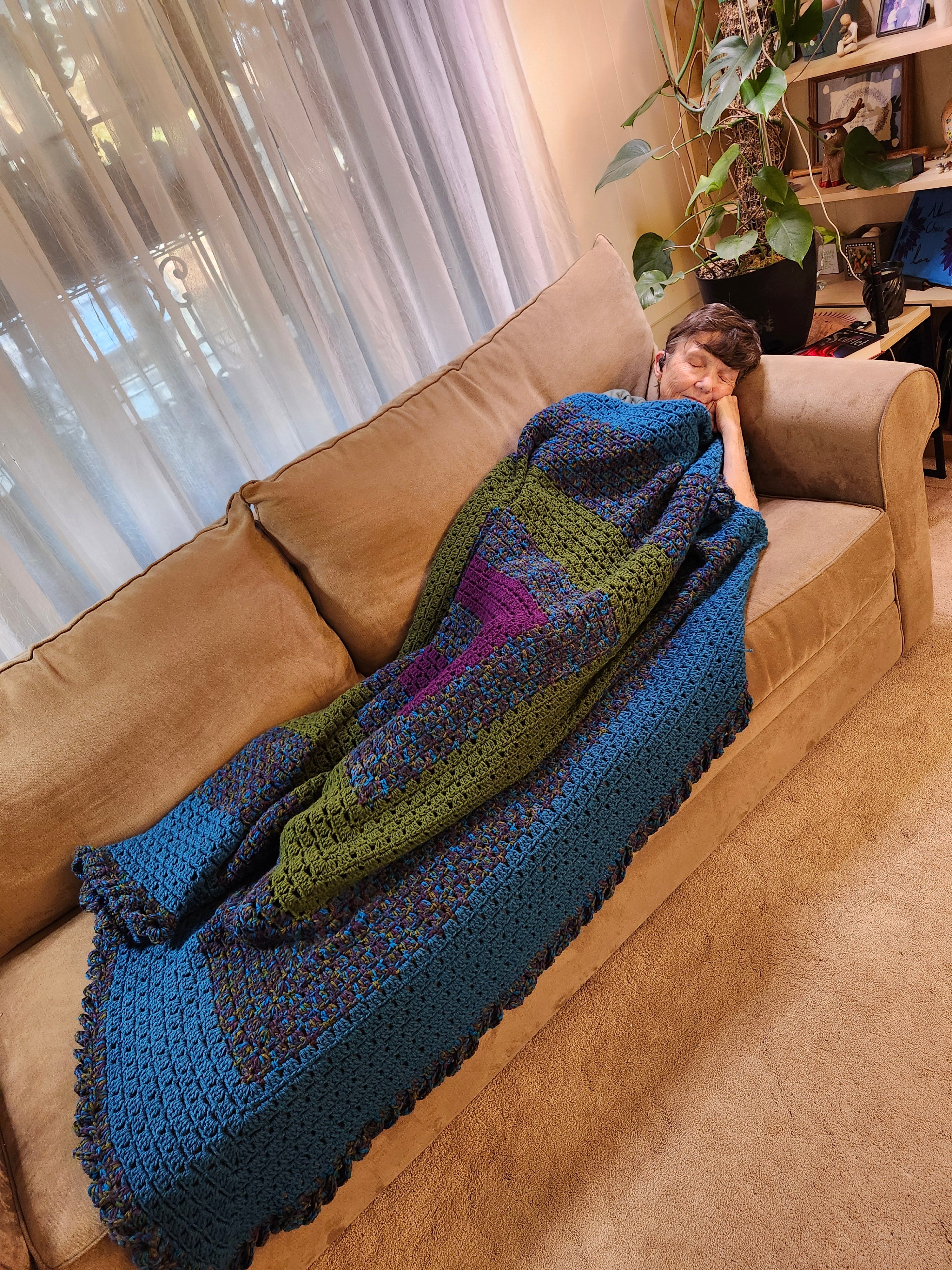 🧶 Journey – Handmade Afghan Oversized Blanket