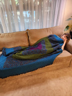 🧶 Journey – Handmade Afghan Oversized Blanket