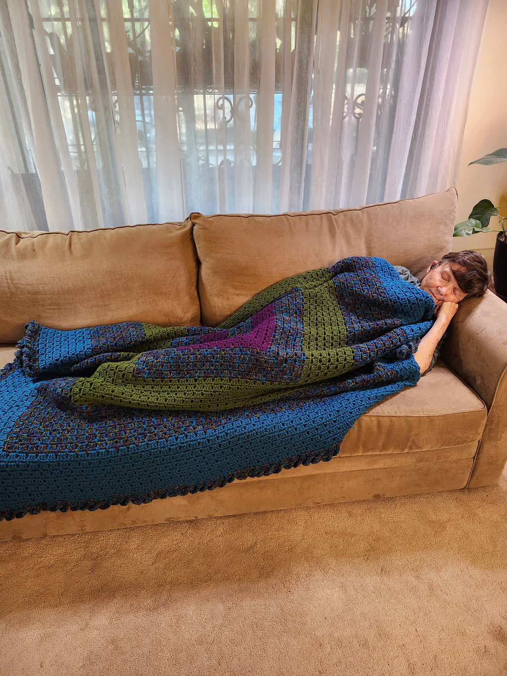 🧶 Journey – Handmade Afghan Oversized Blanket