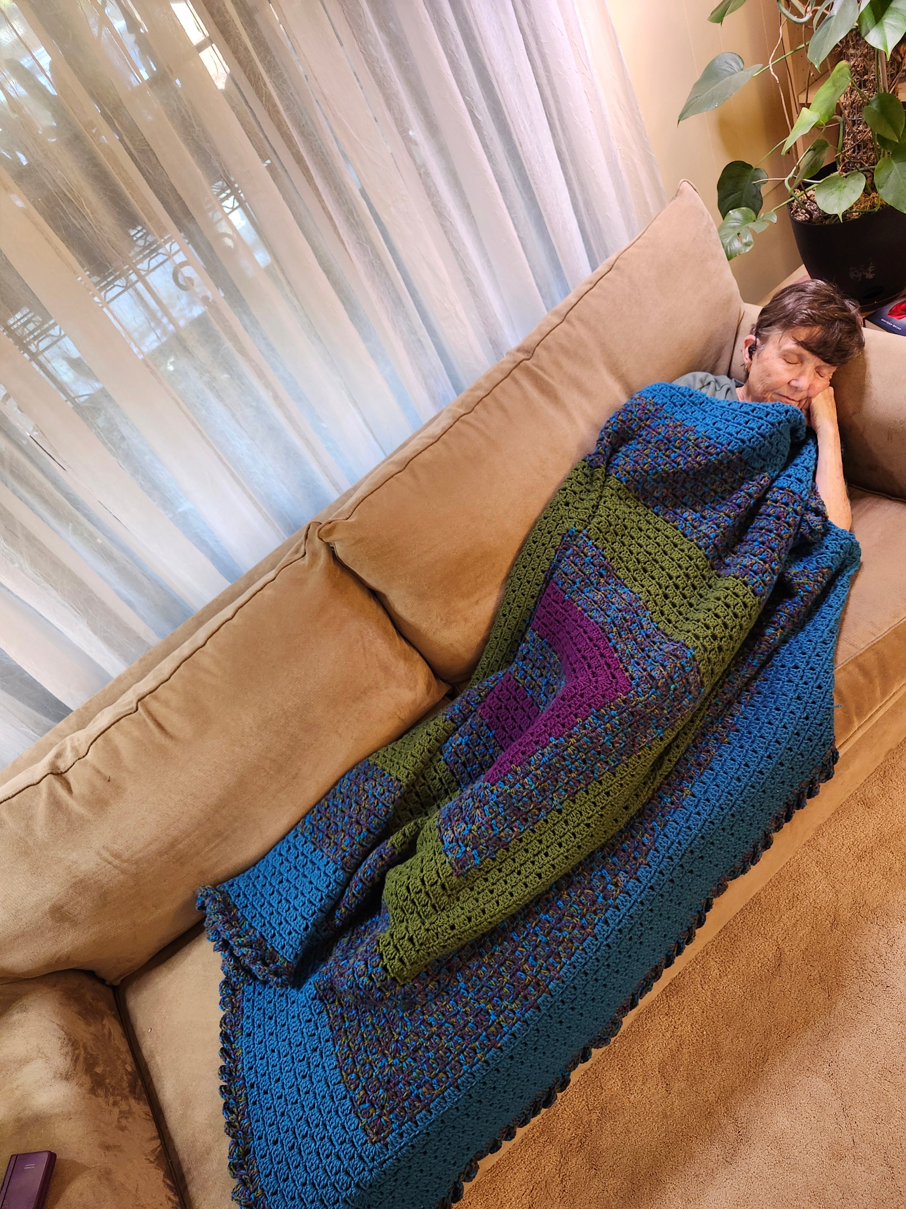 🧶 Journey – Handmade Afghan Oversized Blanket