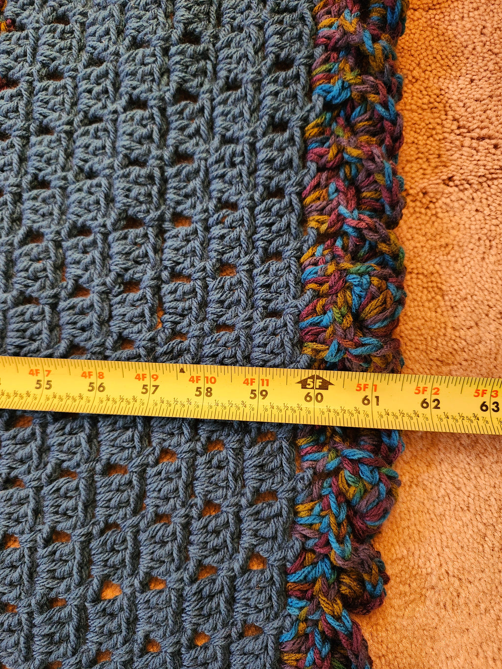 🧶 Journey – Handmade Afghan Oversized Blanket