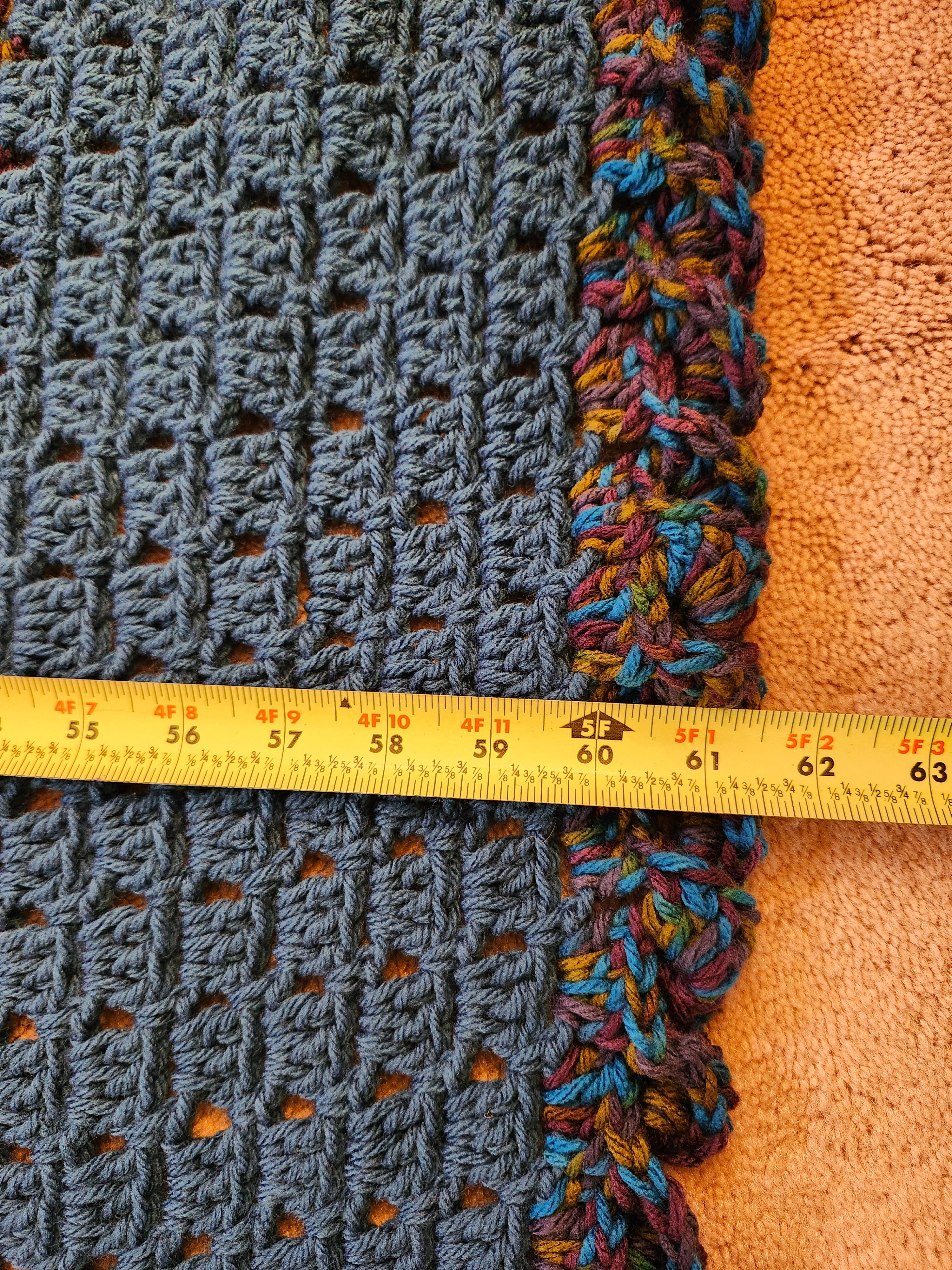 🧶 Journey – Handmade Afghan Oversized Blanket