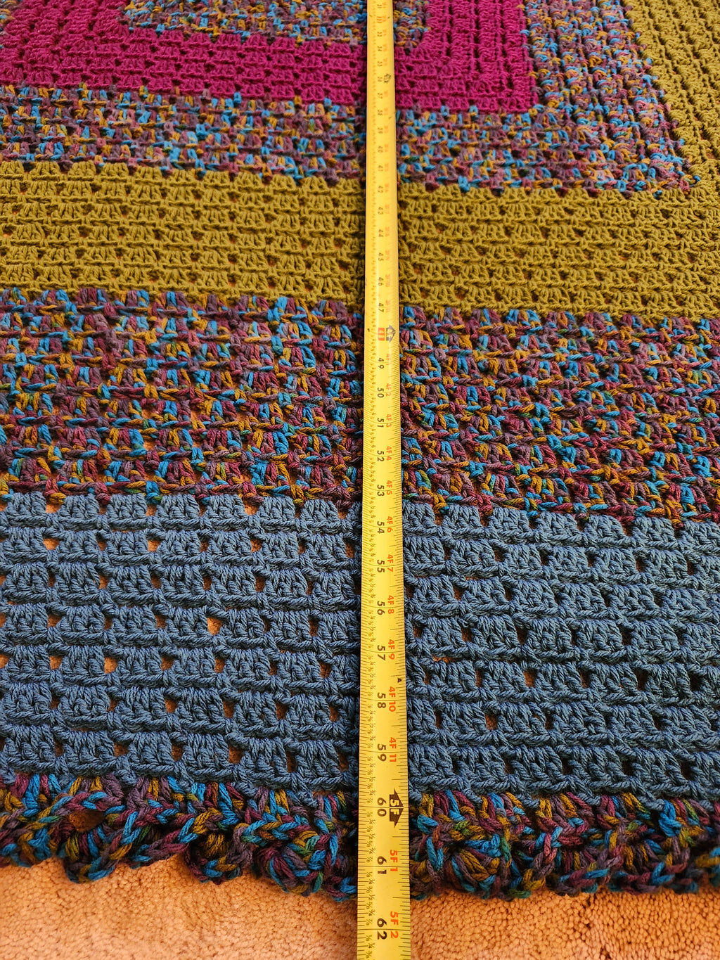 🧶 Journey – Handmade Afghan Oversized Blanket