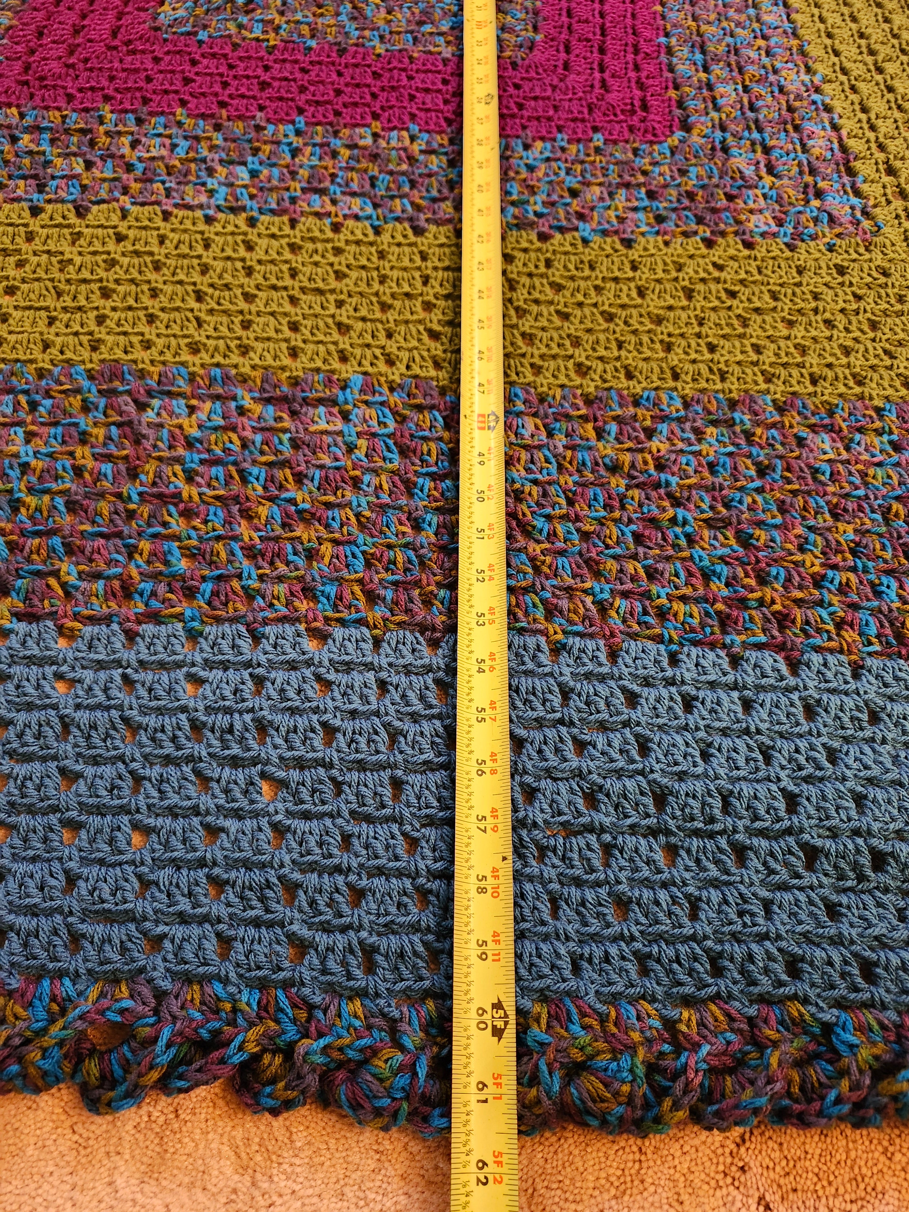 🧶 Journey – Handmade Afghan Oversized Blanket