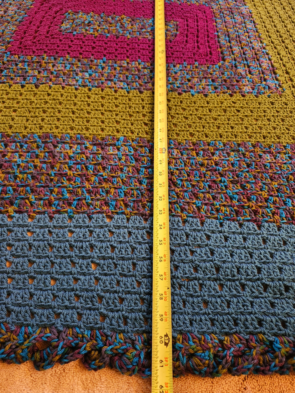 🧶 Journey – Handmade Afghan Oversized Blanket