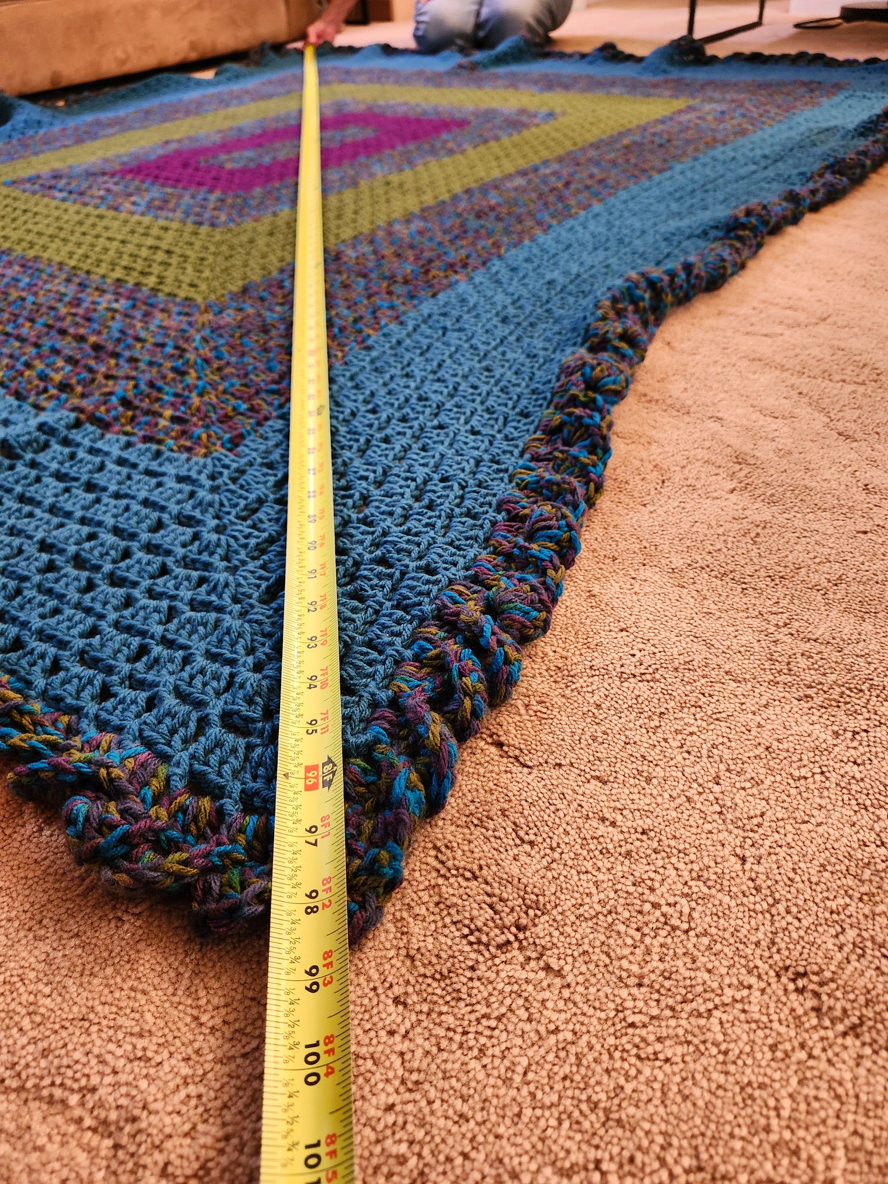🧶 Journey – Handmade Afghan Oversized Blanket