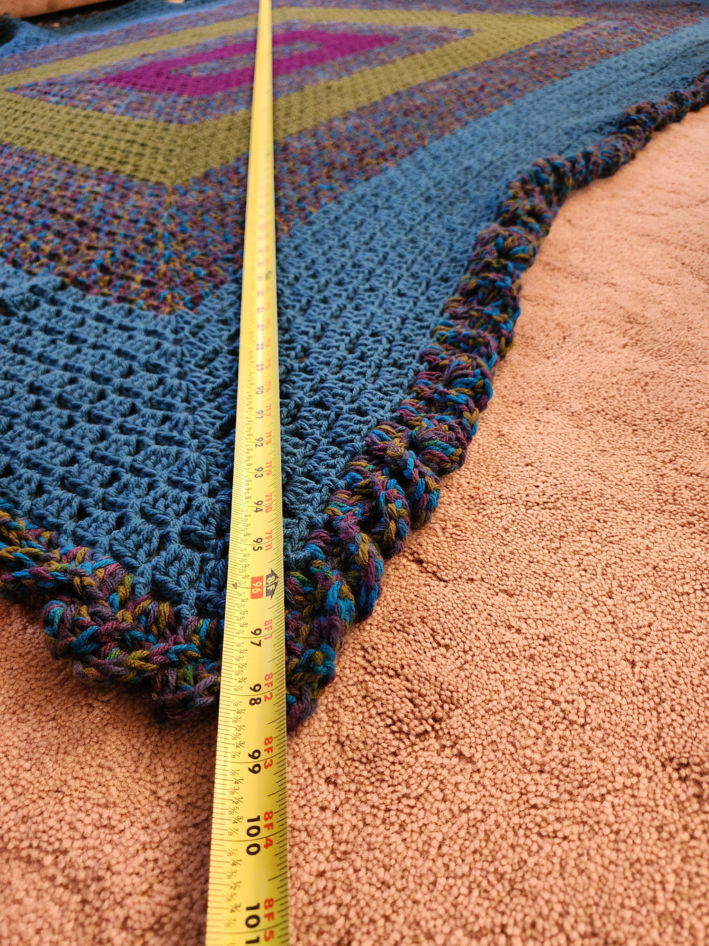 🧶 Journey – Handmade Afghan Oversized Blanket