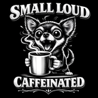 Funny Coffee Critter Slate Coasters – 4" Square or Round