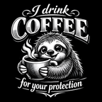 Funny Coffee Critter Slate Coasters – 4" Square or Round