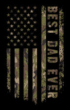 Best Dad EVER Camo T-shirt