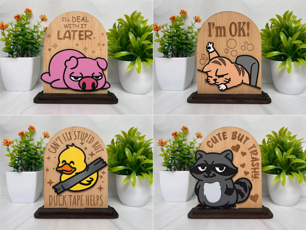 Sarcastic Animal Society Sign – Choose Your Design