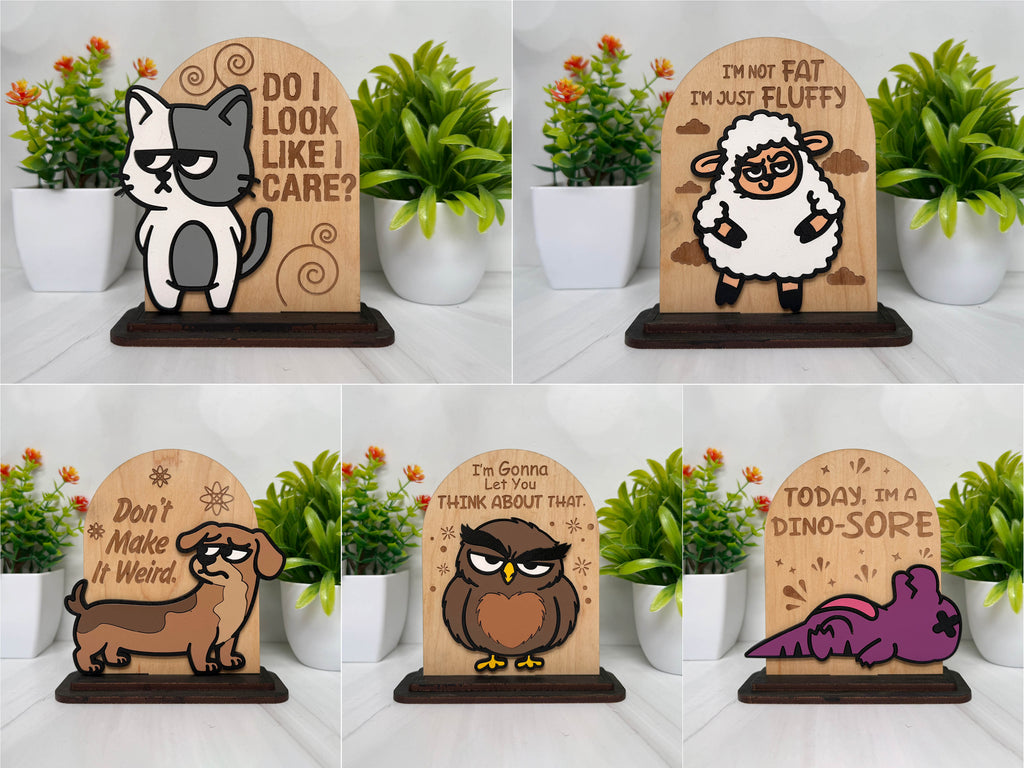 Sarcastic Animal Society Sign – Choose Your Design