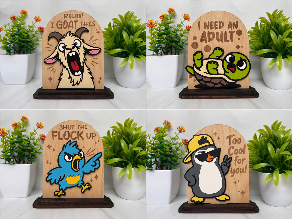 Sarcastic Animal Society Sign – Choose Your Design