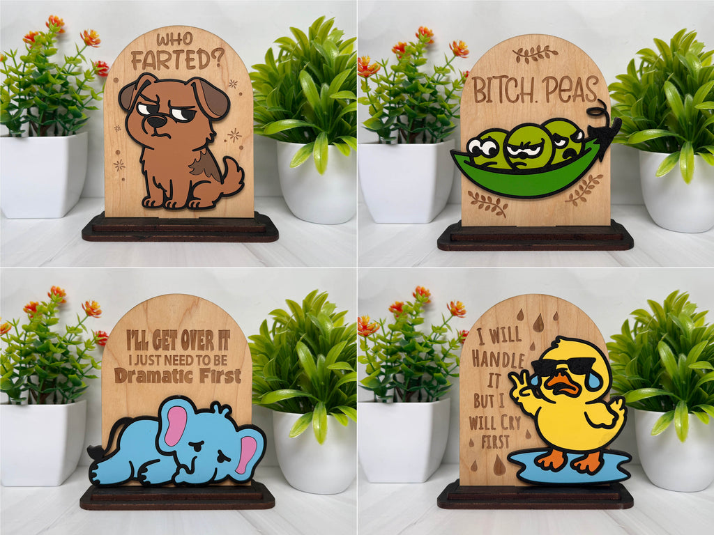 Sarcastic Animal Society Sign – Choose Your Design