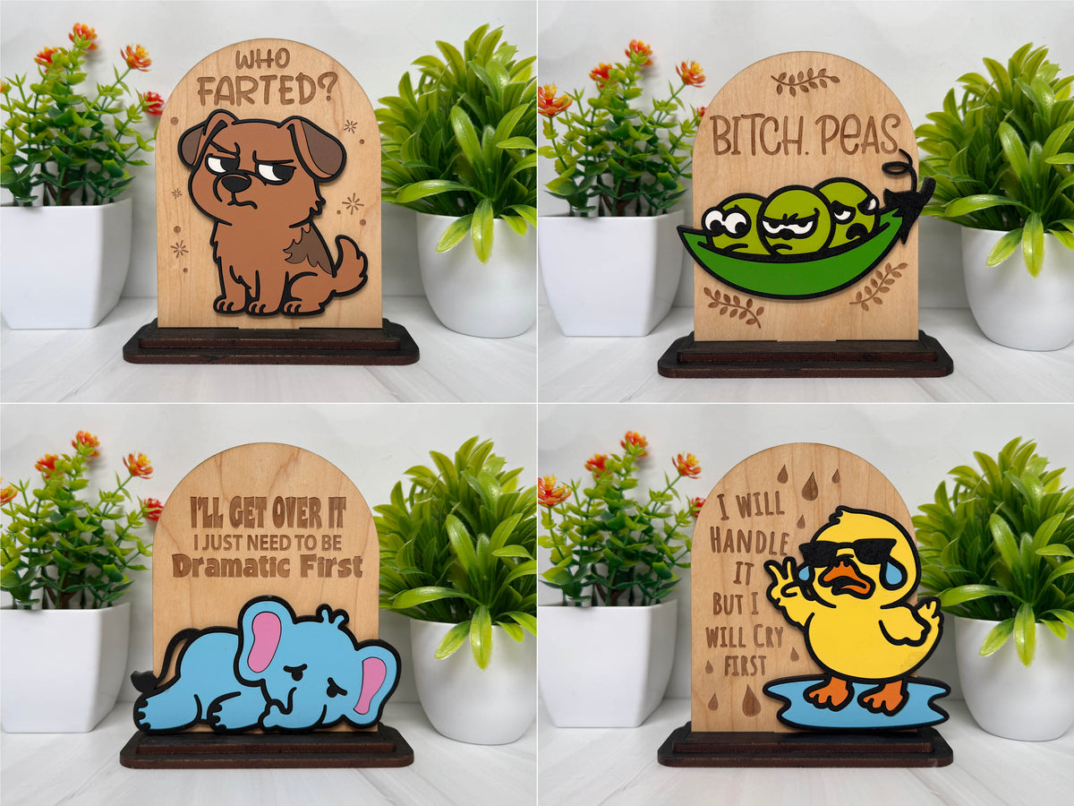Sarcastic Animal Society Sign – Choose Your Design