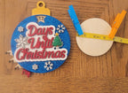 Handmade Christmas Countdown Ornament – “Days Until Christmas” Advent Calendar