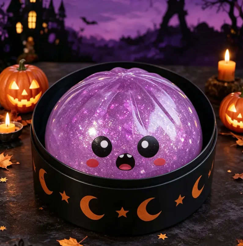 Spooky Glitter Squeeze Toy Set