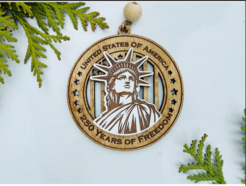 Statue of Liberty – 250 Years of Freedom Ornament