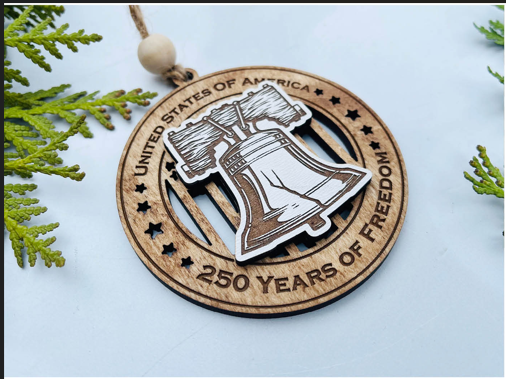 Liberty Bell – 250 Years of Freedom Ornament