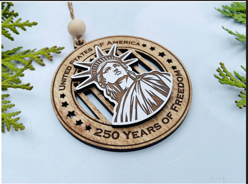 Statue of Liberty – 250 Years of Freedom Ornament