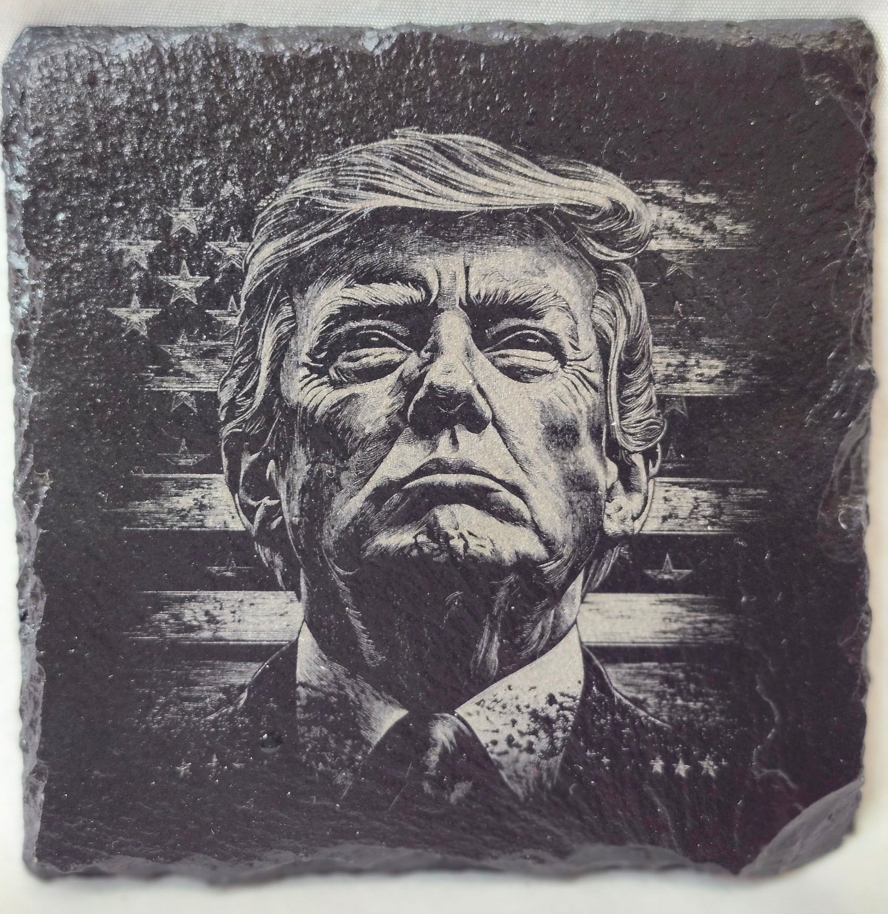 Donald Trump Slate Coaster