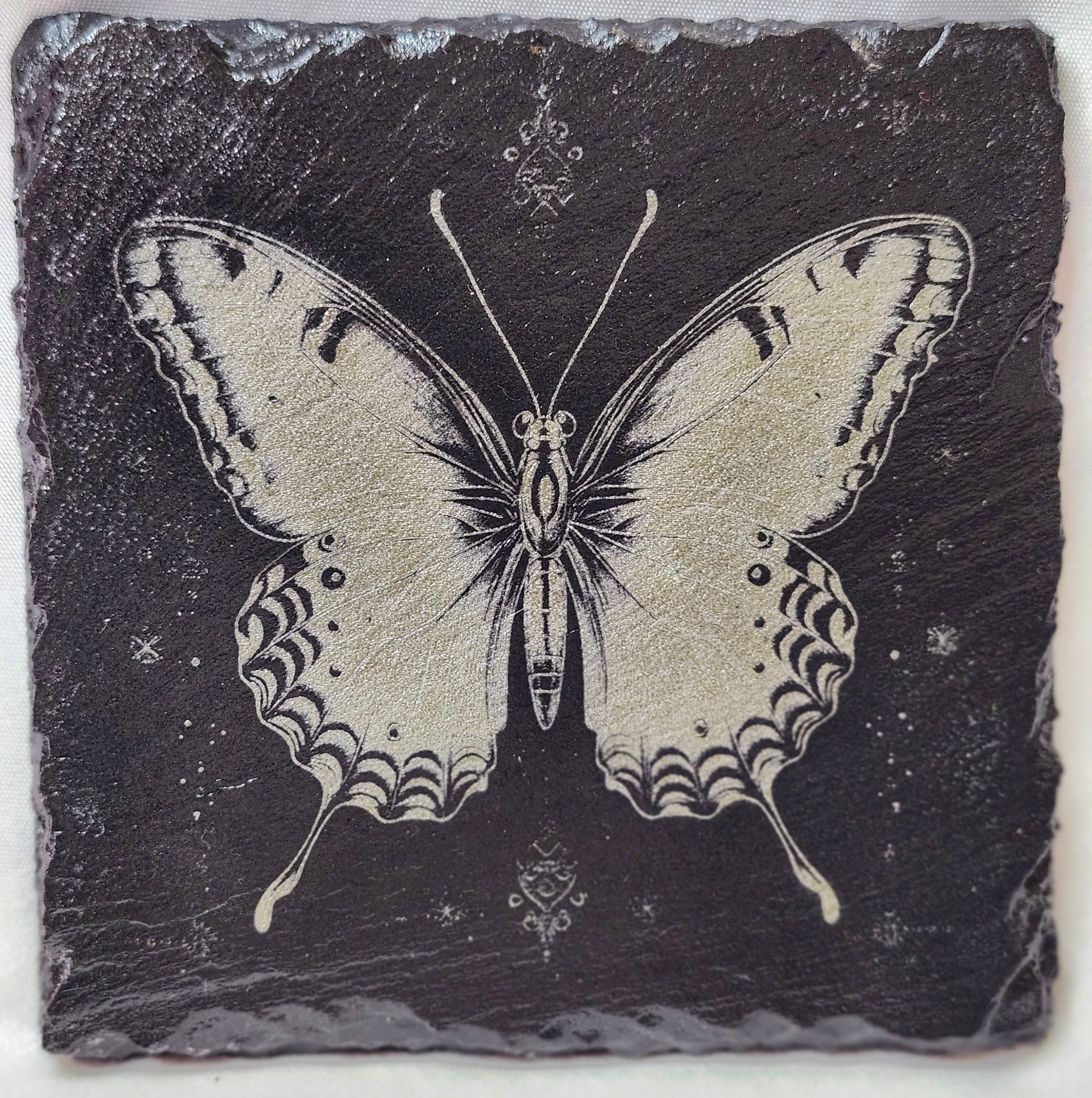 Butterfly Slate Coaster