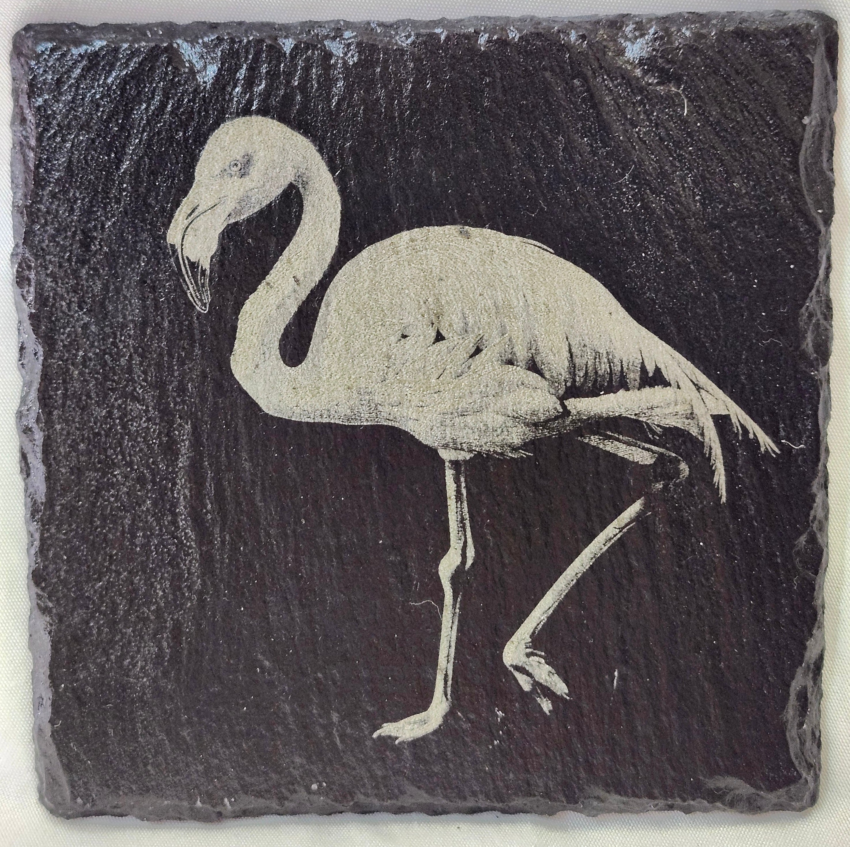 Flamingo Slate Coaster