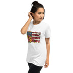 Floral American Flag T-Shirt