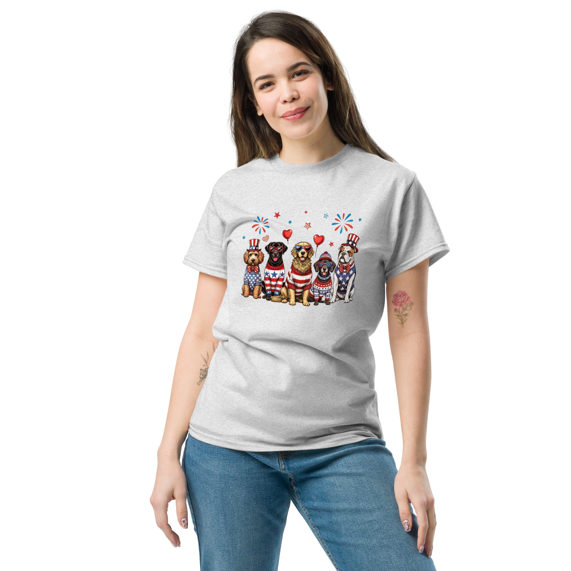 Patriotic Dogs T-Shirt
