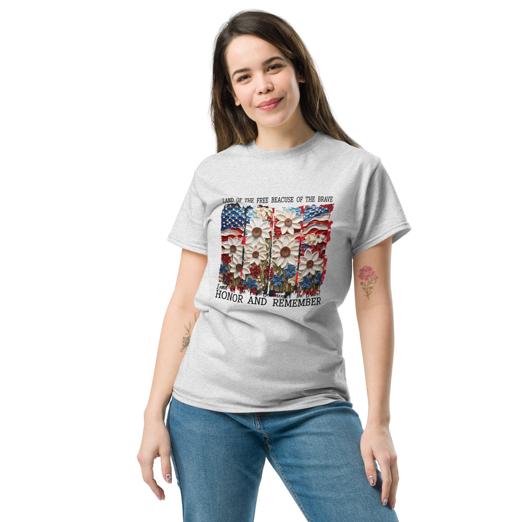 Flower Panel Flag T-Shirt